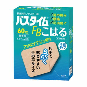 パスタイムFBこはる 60枚（5.5cm×7.25cm）【第2類医薬品】5400円以上お買い上げで送料無料【RCP】 10P03Dec16