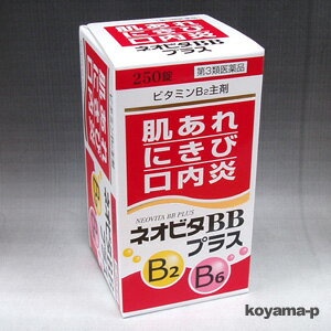 ネオビタBBプラス「クニヒロ」250錠【第3類医薬品】5250円以上お買い上げで送料無料チョコラBBプラスと同等成分です。