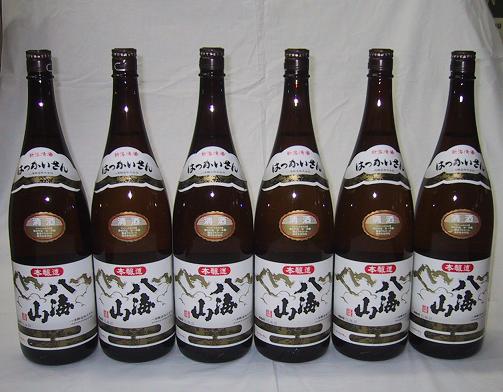 【送料無料】八海山 本醸造 1800ml 6本セット【最新の日付】