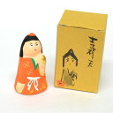 【陶器】手作り人形「吉祥天」きっしょうてん 天野こうゆうの縁起物・ほほえみほとけ 【メール便不可商品】【RCP】