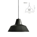 Made By Hand (メイド・バイ・ハンド)workshop lamp(ワークショップランプ) マットブラック Medium北欧/インテリア/照明