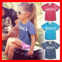 韓国子供服 男の子 Tシャツ【綿溶かしBEACHキッズ ジュニア 半袖 Tシャツ】韓国子供服 110cm 120cm 130cm 140cm 150cm 160cm韓国子供服 男の子 Tシャツ ダンス 韓国子供服 100cm 110cm 120cm 130cm 140cm 150cm 160cm 半袖 Tシャツ 女の子