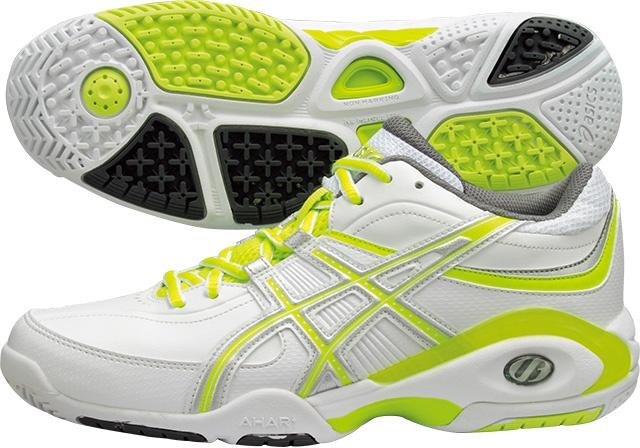 【2012新製品】asics（アシックス）【GELCLIO 3 OC（ゲルクリオ3 OC）ホワイト×ライムイエロー TLL719】オムニ・クレーコート用テニスシューズ