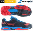 『即日出荷』「2017新製品」Babolat(バボラ)「JET JUNIOR GRB(ジェット ジュニア GRB) BAS17686」ジュニア用テニスシューズ「あす楽対応」