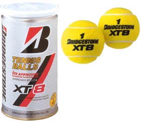 『即日出荷』 BRIDGESTONE（ブリヂストン）XT8（エックスティエイト）[2個入]（1缶=2球）テニスボール