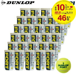 【全品10％OFFクーポン▼】【365日出荷】「あす楽対応」DUNLOP（ダンロップ）「FORT（フォート）[2個入]1箱（30缶/60球）」<strong>テニスボール</strong> 『即日出荷』