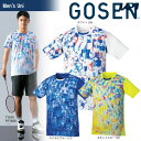 『全品10%OFFクーポン対象』ゴーセン GOSEN テニスウェア ユニセックス ゲームシャツ T1810 2018SS