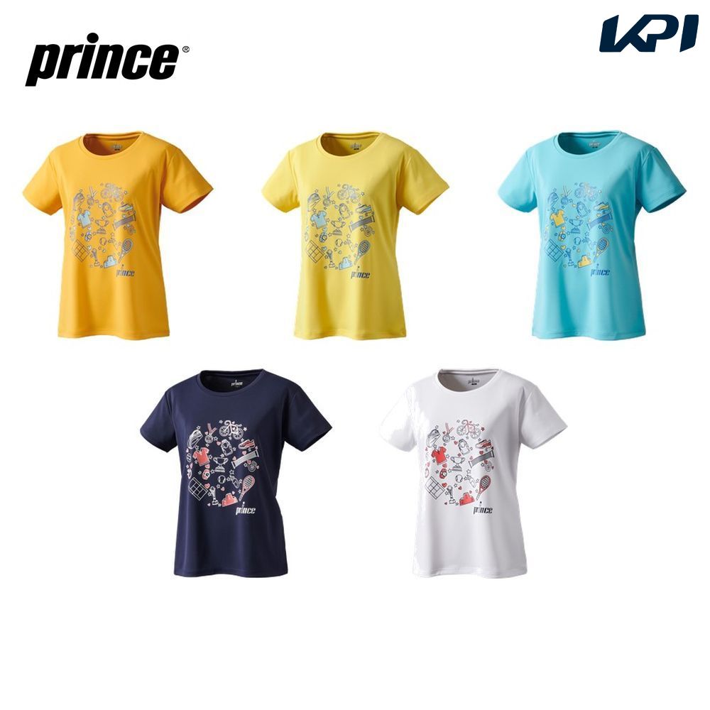 【全品10%OFFクーポン対象】プリンス Prince テニスウェア レディース Tシャツ WS0021 2020SS [ポスト投函便対応]