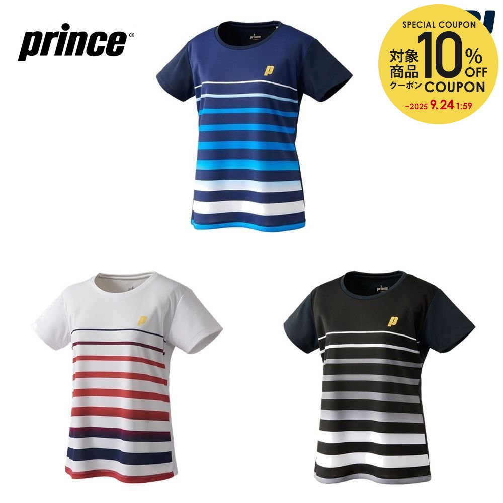 【全品10%OFFクーポン対象】プリンス Prince テニスウェア レディース ゲームシャツ WL9094 2019FW[ポスト投函便対応]