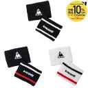 【全品10%OFFクーポン対象】ルコック le coq sportif 健康・ボディケアアクセサリー 2Pリストバンド QMANJD01
