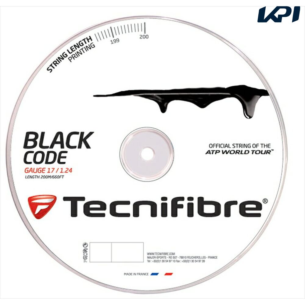 『即日出荷』 「新パッケージ」Tecnifibre（テクニファイバー）「BLACK COD…...:kpi:10050497