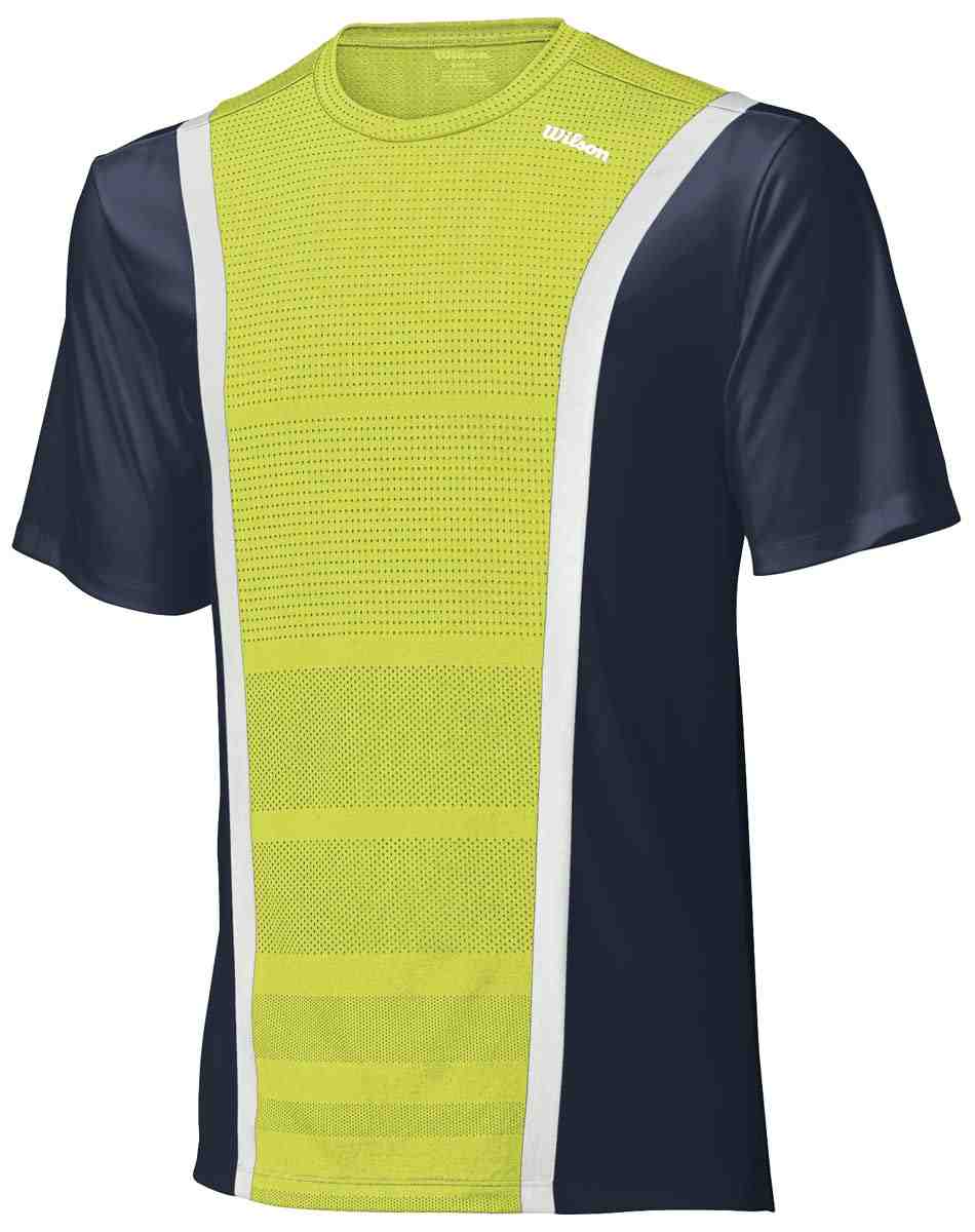 【2012新製品】Wilson（ウイルソン）【Men's オールコートクルーシャツ（ネイビー）WRA141404】テニスウェア【2012SS】