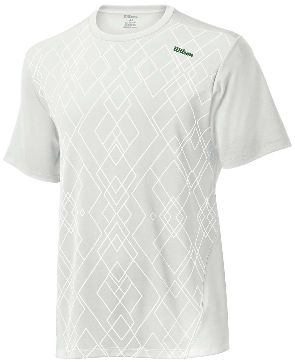 【2012新製品】Wilson（ウイルソン）【Men's カントリークラブクルーTシャツ（ホワイト）WRA143501】テニスウェア【2012SS】
