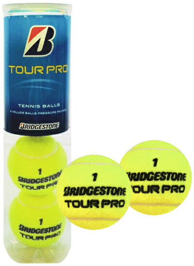 『即日出荷』BRIDGESTONE（ブリヂストン）TOUR PRO（ツアープロ）（1缶/4球）テニスボール