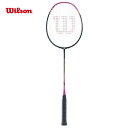 【エントリーでポイント10倍▼~12/1】ウイルソン Wilson バドミントンバドミントンラケット RECON (レコン) P3700 J PINK WR041531S2