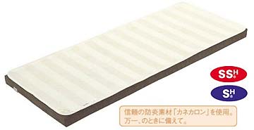 西川リビング防炎ベッドパッドSTD（91cm幅用）【0603superP10】