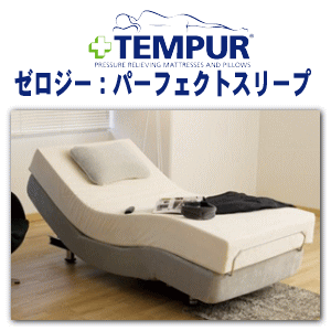 【テンピュール正規品】テンピュールゼロジー：パーフェクトスリープシステム マットレス別売　ベッド　Tempur Zero-G:Perfect Sleep System bed［セミダブル：長さ195cm対応］【Tempur Japan　テンピュールジャパン 正規取扱】
