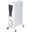 デロンギ オイルヒーター RHJ65L0712 ピュアホワイト+ブラック
