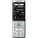 【納期約4週間】SONY ソニー ICD-UX575FSC リニアPCM対応ICレコーダー16GBメモリ内蔵+外部マイクロSDスロット搭載 シルバー ICDUX575FSC