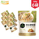 【まとめてお得】【送料無料】bibigo きのこ野菜粥 300g×6袋セット きのこ 野菜粥 粥 野菜 韓国食品 韓国料理 レトルト食品