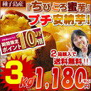 『緊急開催★ポイント10倍セール！』≪通常価格3,000円⇒1,180円！≫◎甘さ凝縮！種子島産プチ安納芋Aランクのお芋をたっぷり3kg♪最安値限界に挑戦！◎2箱分ご購入で送料無料♪極上のあま〜い蜜がたっぷり甘熟プチ蜜芋♪糖度40度の種子島産安納芋★プレミア蜜芋の『コロコロまるっこい,おちびちゃん』TVや雑誌で紹介され人気集中！