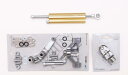 EG188-078C YSSステアリングダンパー(TOP LINE レッドorブラックorゴールド)& DMK-KA-04-T(チタン色) DIMOTIVマウントキット ZX-14R ZZR1400