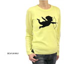 【送料無料】 BeaYukMui ベアユクムイ ニット セーター クルーネック ウール カシミア 長そで イエロー SIZE:S/M (bea_391204) 【smtb-k】【kb】