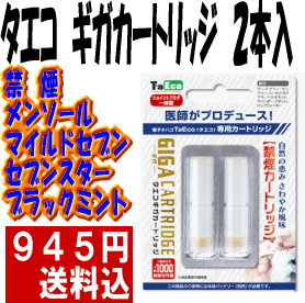 ■電子タバコ　タエコギガカートリッジ2本セット　各種【送料無料】【禁煙】【マラソン201207_日用品】【FS_708-8】電子たばこ　タエコギガ　★メール便送料無料　代引き不可 【FS_708-8】【マラソン201207_日用品】