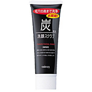 《A》（洗顔フォーム）マンダム 炭洗顔スクラブ 100G【D】【SBZcou1208】