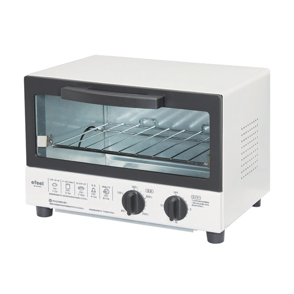 【送料無料】オーブントースター　EOT-100K　ホワイト 【アイリスオーヤマ】（温度調整機能付・efeel〔エフィール〕・調理家電）【P07Sep11 送料無料】 enetshop1207-Be【マラソン1207P10】