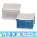 【送料無料】ワンセルフワイド WM 【同色4個セット】(ホワイト/クリア・★ホワイト/ブルー)(収納用品 プラスチックケース 小物収納 収納ケース 収納ボックス 押入れ収納 クローゼット収納)【アイリスオーヤマ】