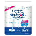 エリエール シャワートイレのためにつくった吸水力が2倍のトイレットペーパー 25m(112シート)×18ロールダブル パルプ100% 大王製紙 トイレットティシュー パルプ 温水洗浄便座 吸水 厚手 リープ柄 やぶれにくい 日用品 トイレット 大王製紙 【D】