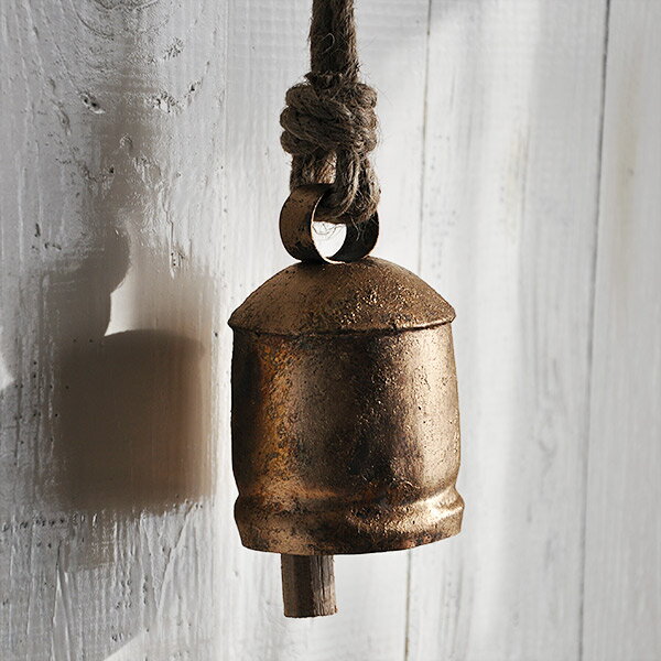 アンティーク ドアベル 真鍮 カウベルL/玄関ドア チャイム...:kuratano:10000045