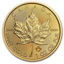 【送料無料】カナダ メイプルリーフ 1オンス 50ドル金貨 2020年 未使用
