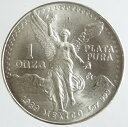 メキシコ リべルタード銀貨 1989年 未使用