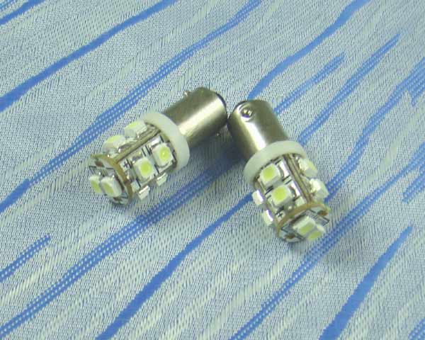 無極性 高輝度1チップ10連SMD・BA9s型LEDシングル球 ホワイト☆2個セット☆*611604*激安LEDバルブ!無極性 高輝度1チップ10連SMD・BA9s型LEDシングル球 ホワイト☆2個セット☆