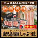 ギフト 贈り物 送料無料 しゃぶ 鹿児島産 黒豚 ロースしゃぶ バラしゃぶ 肩ロースしゃ