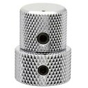 Gotoh / ゴトー Dome Knob VK15T&VK18T 2連ボリューム用/セット (Chrome)《パーツ/ドームノブ》【ONLINE STORE】