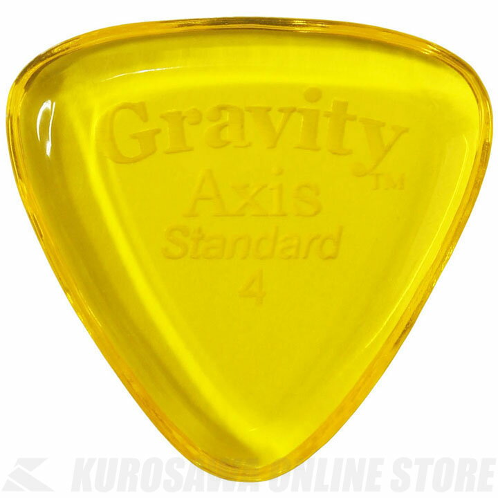 GRAVITY GUITAR PICKS GAXS4P (4.0mm, Yellow) 《…...:kurosawa-shop:10057224