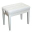 KIKUTANI Piano Bench<ピアノ椅子>FS-201QZJ WHT / BRO 【送料無料】【ONLINE STORE】