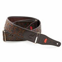 【2021秋新作】Righton! STRAP ギターベースストラップ DELUXE Brown(ブラウン)【G-CLUB渋谷】