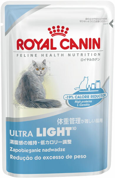 ロイヤルカナン（ROYALCANIN）キャットフード　FHN-WET　成猫用　ウルトラライト　体重管理が難しい猫用　85g　【キャットフード/ウェットフード・パウチ/成猫用（アダルト）/ROYAL CANIN/ペットフード】