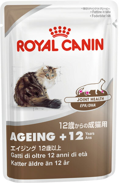 ロイヤルカナン（ROYALCANIN）キャットフード　FHN-WET　エイジング　＋12（老齢猫用・12歳以上）　85g　【キャットフード/ウェットフード・パウチ/老齢・高齢猫用（シニア）・室内猫用/ROYAL CANIN/ペットフード】