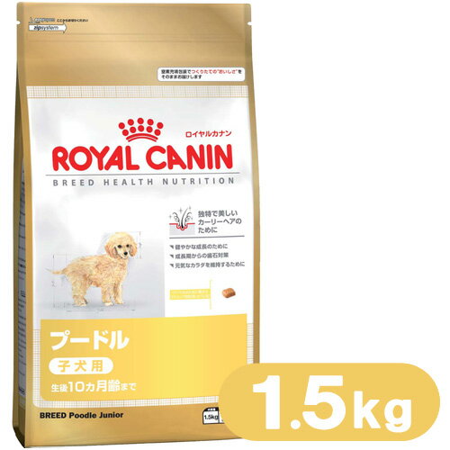 ロイヤルカナン（ROYALCANIN）ドッグフード　プードル　子犬用　生後10ヶ月齢まで　1.5kg　【ロイヤルカナン（ROYAL CANIN）/ドライフード/子犬用（パピー）・プードル専用/ペットフード/DOG FOOD】