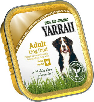 YARRAH（ヤラー）ドッグフード　缶詰　チキンのドッグチャンク　150g　【ウェットフード/成犬用（アダルト）/オーガニック・ヤラ—/ペットフード】【マラソン201207_生活】【RCPmara1207】【お買い物マラソン/お買いものマラソン】