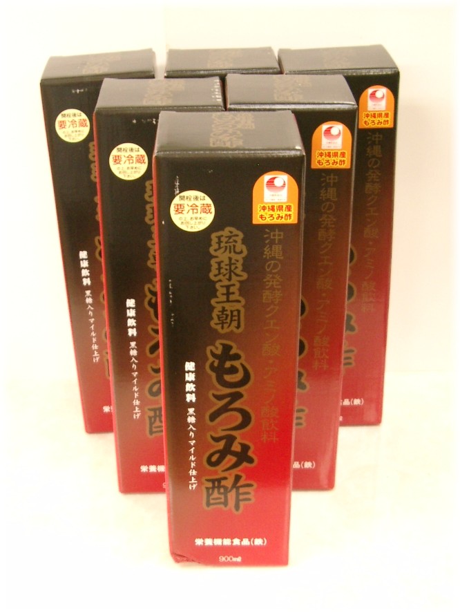 琉球王朝もろみ酢　6本【税込】【送料無料】【代引料無料】1本あたり￥1863