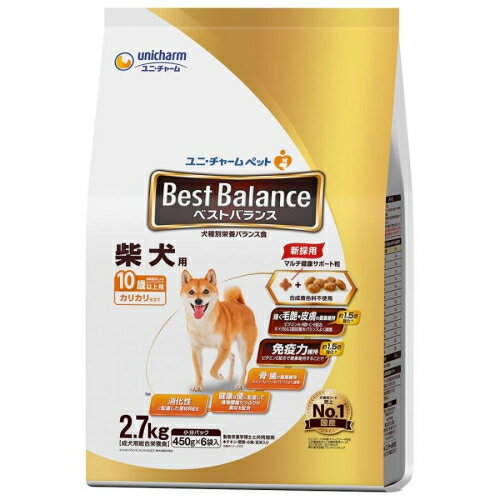 <strong>ベストバランス</strong> カリカリ仕立て <strong>柴犬</strong>用 10歳以上用 2.7kg