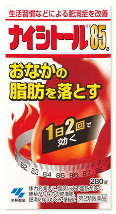 【第2類医薬品】小林製薬　ナイシトール85a　(280錠)　おなかの脂肪を落とす　くすりの福太郎