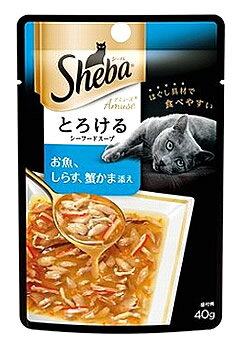 マースジャパン　シーバ　アミューズ　とろけるシーフードスープ　お魚、しらす、蟹かま添え　(…...:kusurinofukutaro:10039226