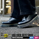 送料無料 ドクターマーチン Dr.Martens メンズ レディース シューズ 1461 BEX 3ホール ブラック 黒 ローカット 厚底 靴 DR.MARTENS 1461 BEX 3 EYE SHOE R21084001